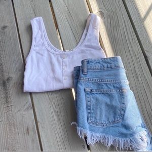 Express One Eleven Crop Tank